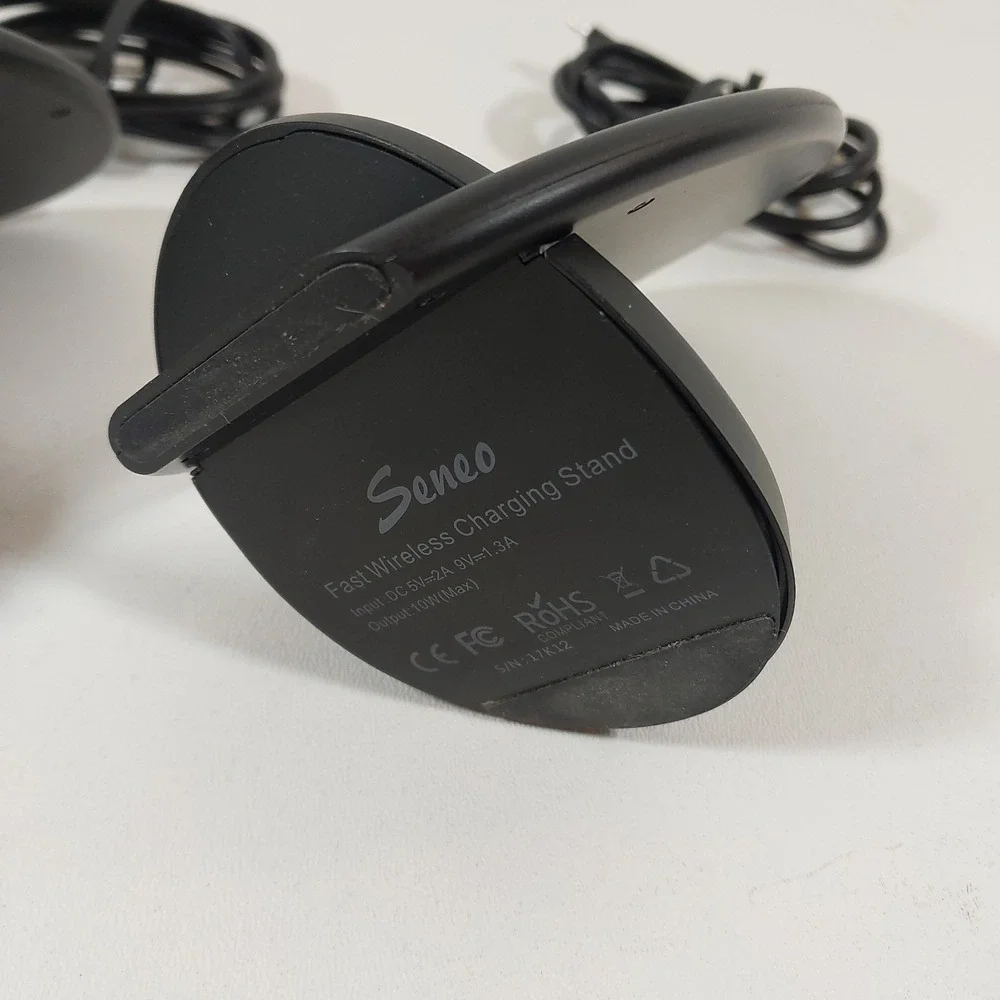 Seneo Fast Wireless‎ Charger Stand for iPhone Samsung Galaxy etc, 10w Set Of 2